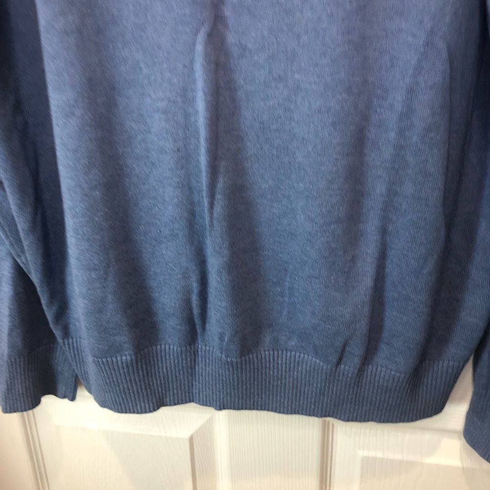 Jos. A. Bank Pima Cotton long sleeve v neck sweater size large - Picture 3 of 7
